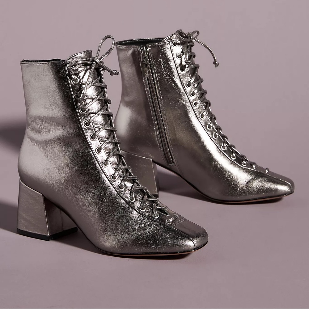 🪐 ISO Schutz Kika Anthropologie Boot Silver 10 🪐